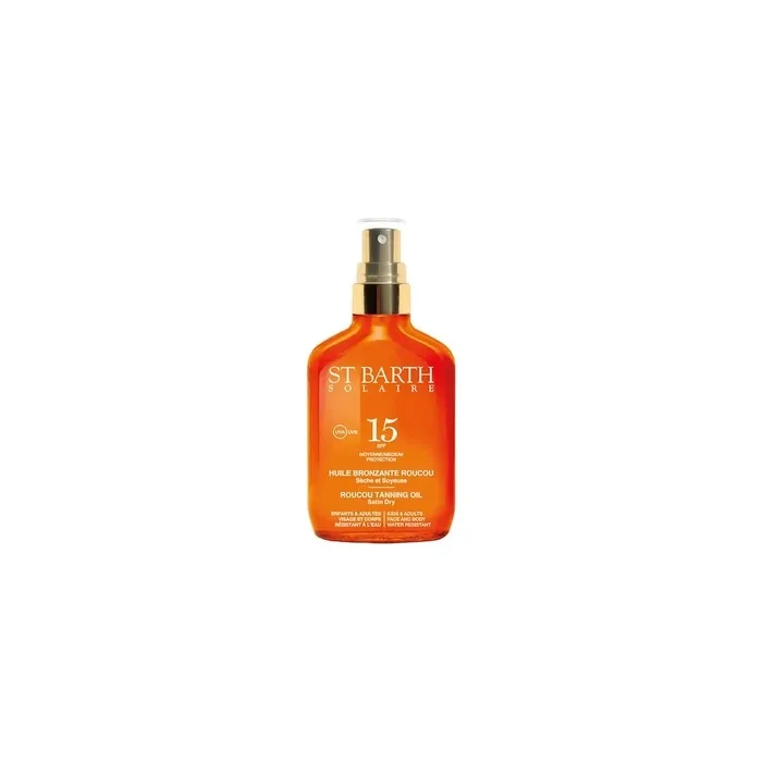 St Barth Roucou Tanning Oil Spf 15