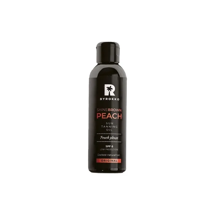 BYROKKO Shine Brown Premium Tanning Accelerator Peach Oil SPF6 150ml