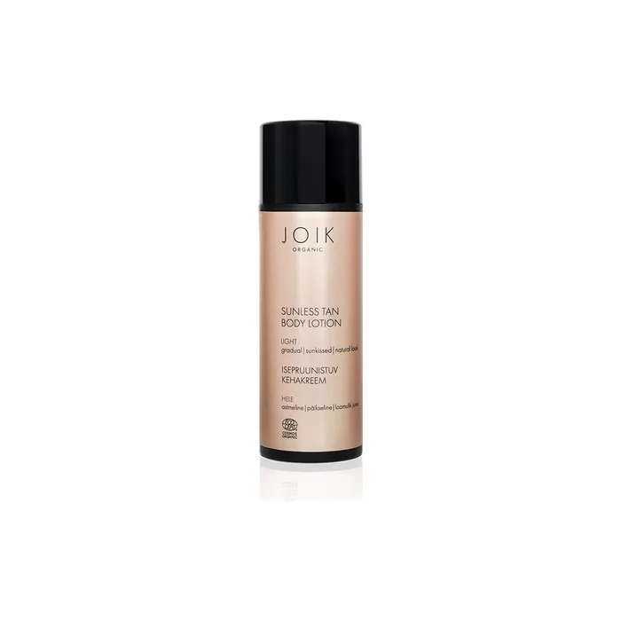 Joik Body Lotion Sunless Tan Light Vegan Women 100 Ml Brown
