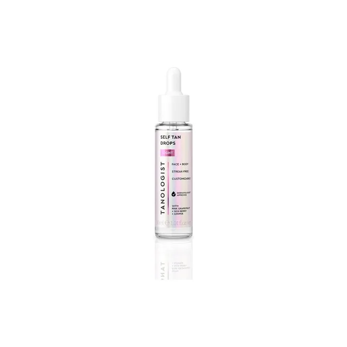 Tanologist Self Tan Drops Light 30ml - Add Self Tanning Drops to Skin Care