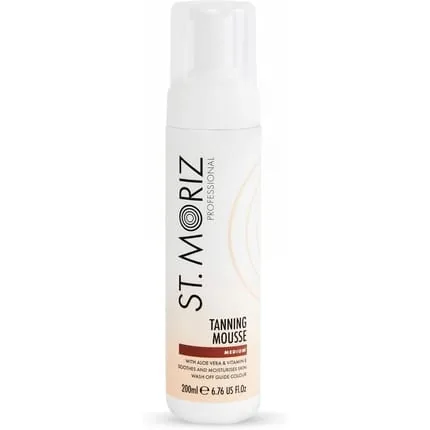 St Moriz Professional Instant Tanning Mousse Medium - Fast Drying Vegan Fake Tan
