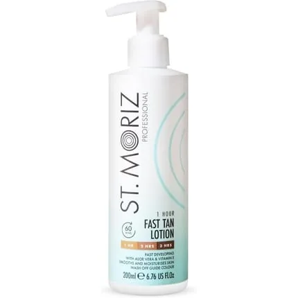 St Moriz Professional Instant 1 Hour Fast Tan Lotion with Aloe Vera and Vitamin
