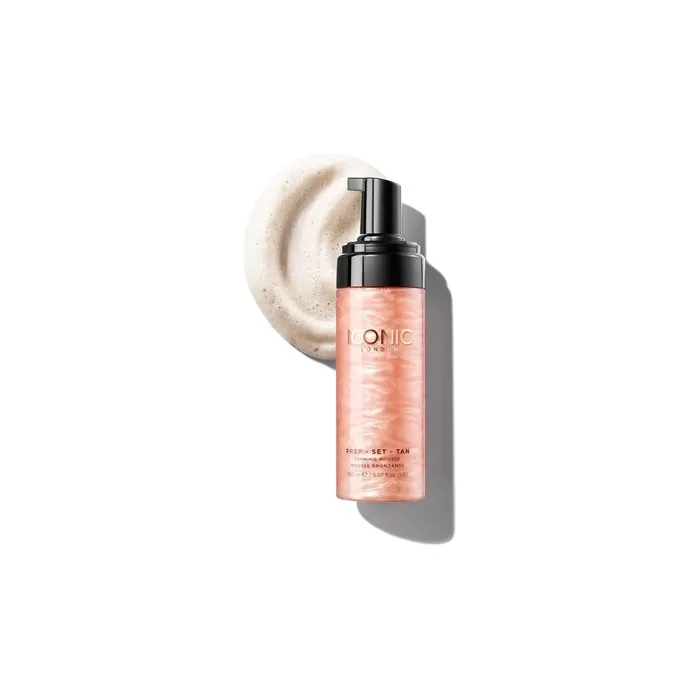 Iconic London Prep Set Tan Mousse For Long Lasting Sun Kissed Skin And Bronze Glow