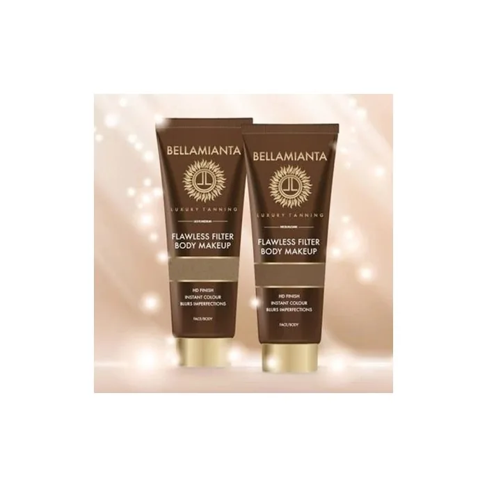 Bellamianta Flawless Filter Body Makeup Instant Fake Self Tan Light Medium