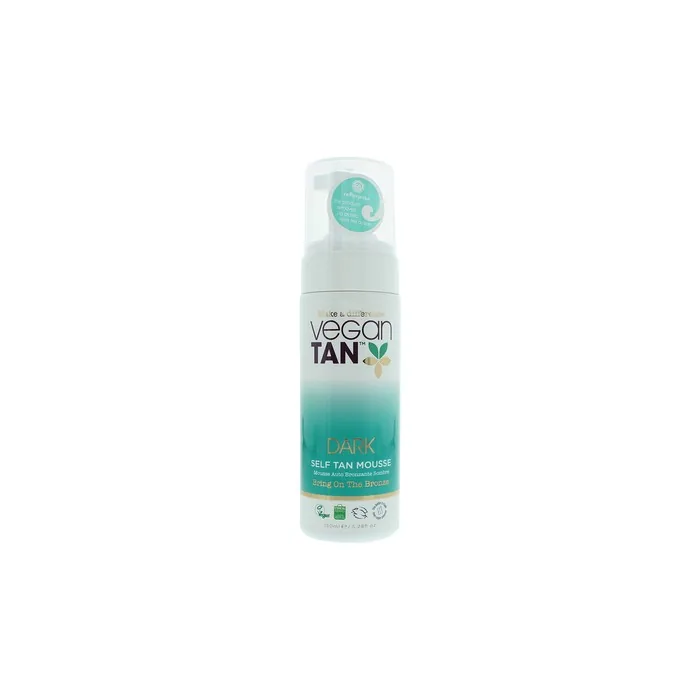 Vegan Tan Dark Self Tan Mousse 150ml
