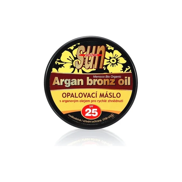 Sun Argan Bronze Oil SPF 25 Suntan Butter with Organic Argan Oil 200ml