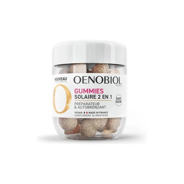 Oenobiol 2 in 1 Sun Gummies Sun Preparer Self-Tanner