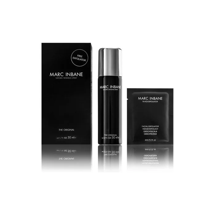 Marc Inbane Le Petit Natural Tanning Spray 50 Ml + Black Exfoliator Self Tanning Scrub 6 Ml