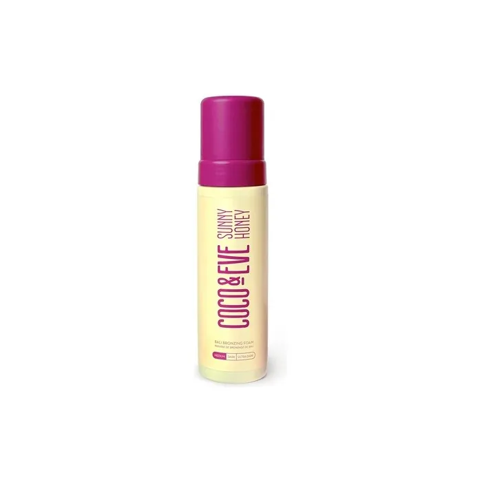 Coco & Eve Sunny Honey Bali Bronzing Foam Natural Sunless Self Tanner Mousse Medium