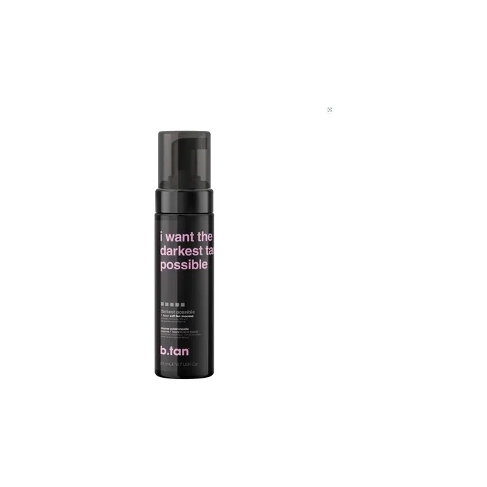 Btan I Want The Darkest Tan Possible Tan Mousse 200 Ml