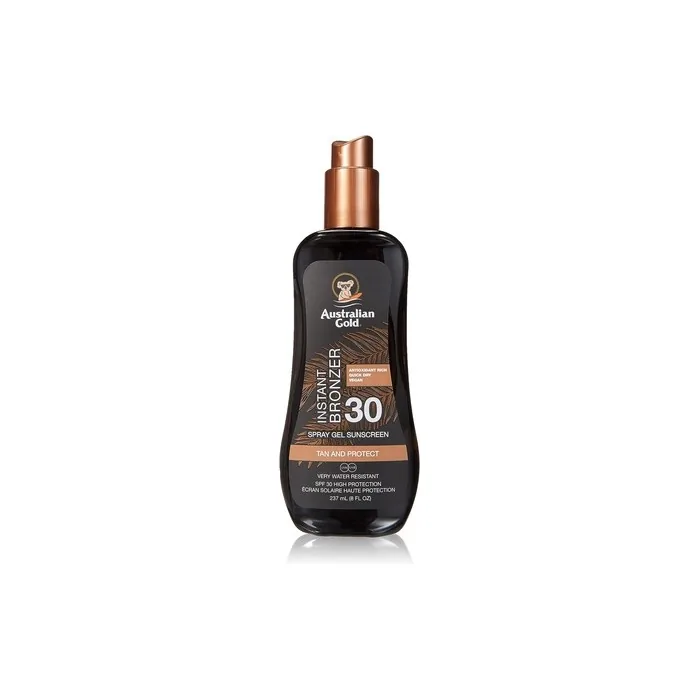 Australian Gold Sunscreen Spray with Bronzer SPF 30+ 237ml