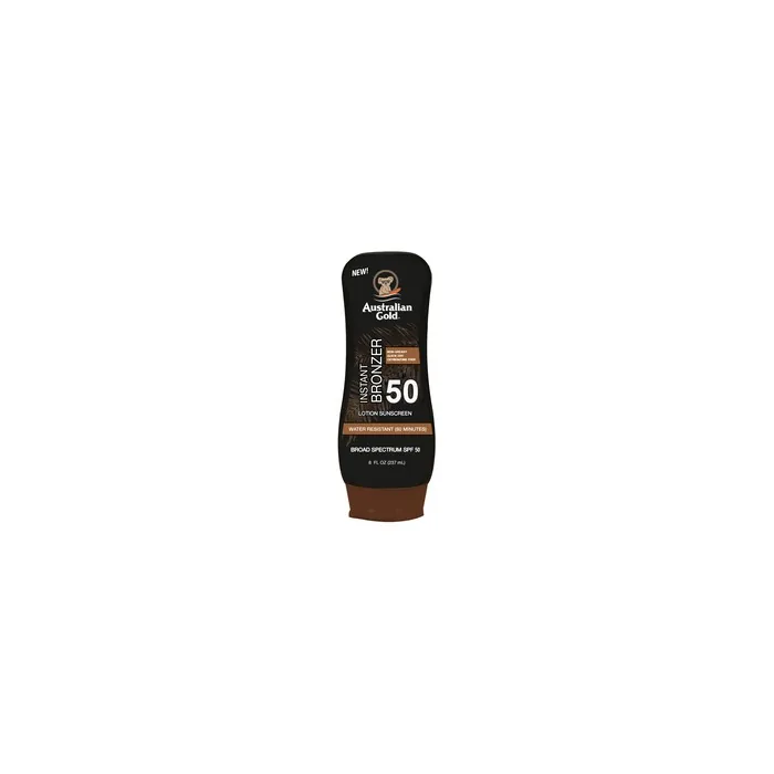 Australian Gold Sunscreen Lotion With Bronzer Spf 50 - 237 Ml