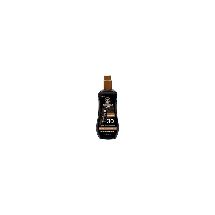 Australian Gold Sunscreen Spray Gel With Instant Bronzer Spf 30 - 237 Ml
