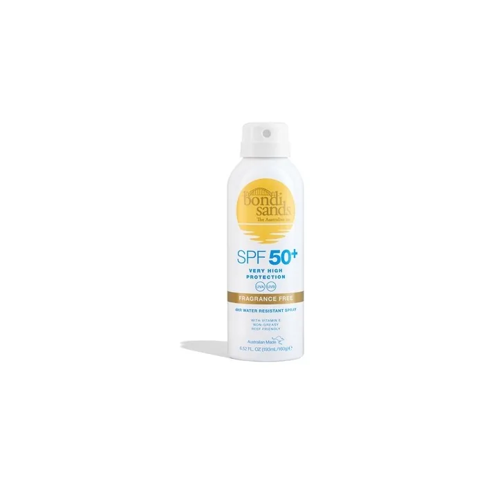 Bondi Sands Spf 50 Fragrance Free Sunscreen Spray 160 G