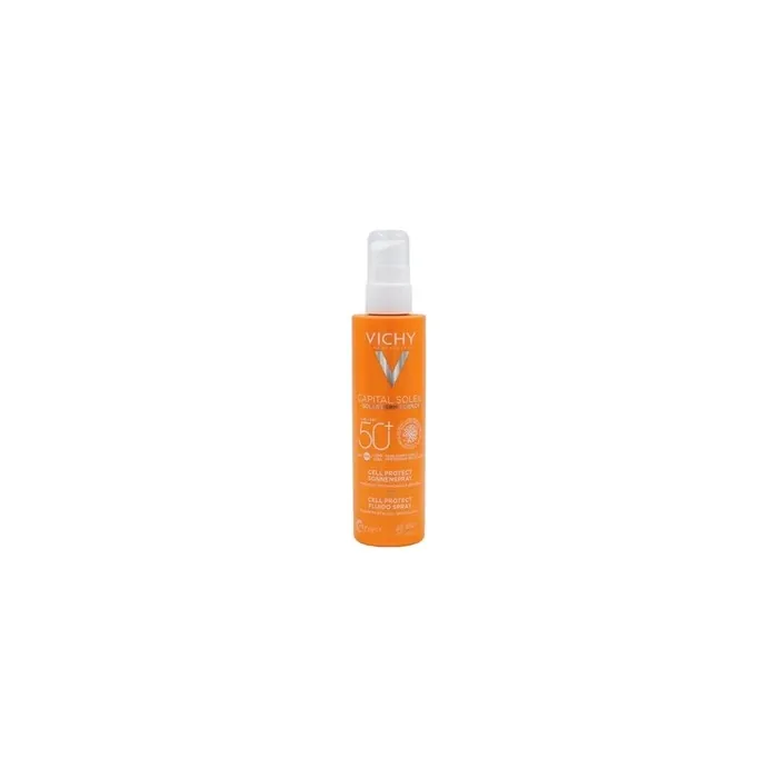 Vichy Capital Soleil Solar Derm Science Spray Spf 50 200 Ml Waterproof Body Spray