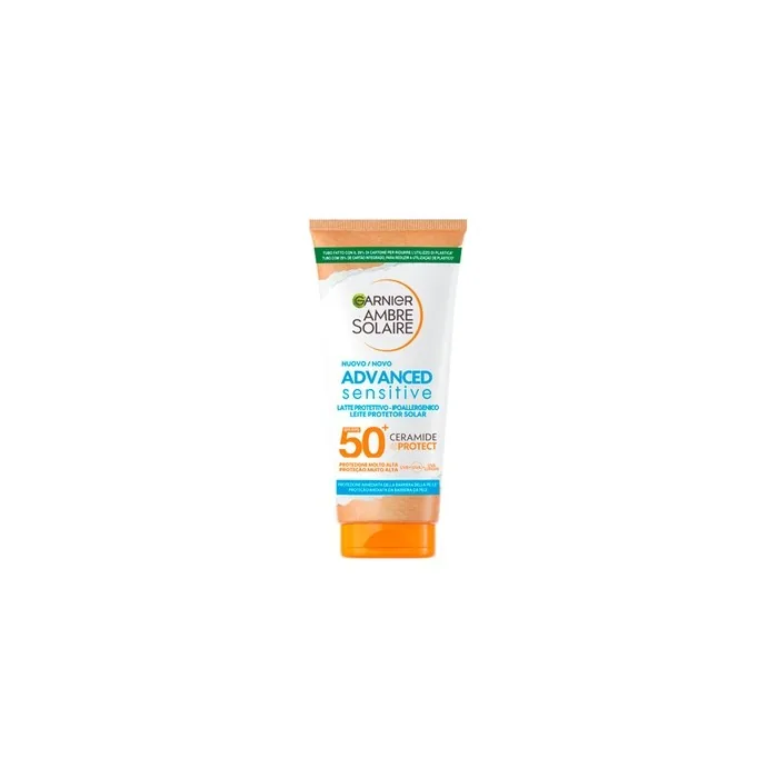 Garnier Ambre Solaire Advanced Sensitive Milk Sunscreen Spf50 175ml