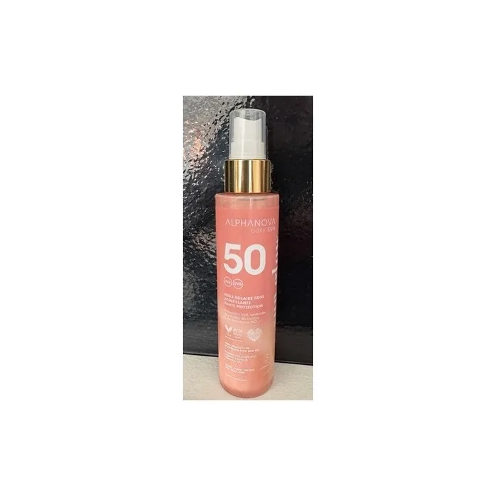 Sun Oil Pink Glitter High Protection SPF 50
