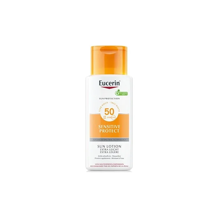 Eucerin Extra Light Sun Lotion Sensitive Protect Spf 50 150 Ml