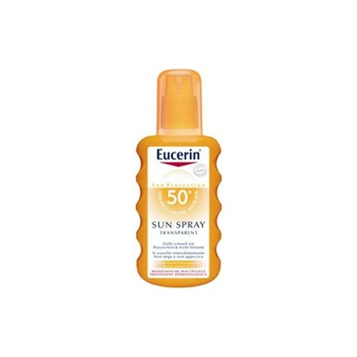 Eucerin Clear Sun Spray Spf 50 Transparent Spray Tanning
