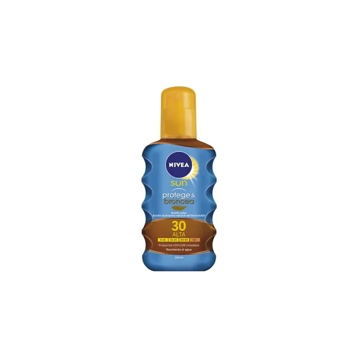 Nivea Sun Protect And Bronze Tan Activating Protecting Oil Spf 30 200ml