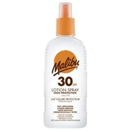 Malibu Lotion Spray Spf30 Waterproof Suntan Spray