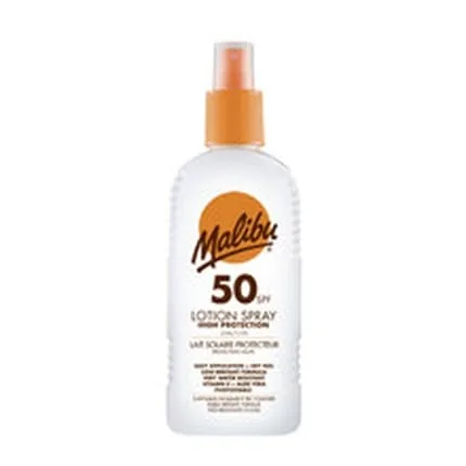 Malibu Lotion Spray Spf50 Waterproof Suntan Spray