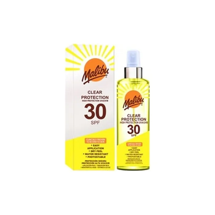 Malibu Clear Protection Spray Spf30 Waterproof Sunscreen Spray