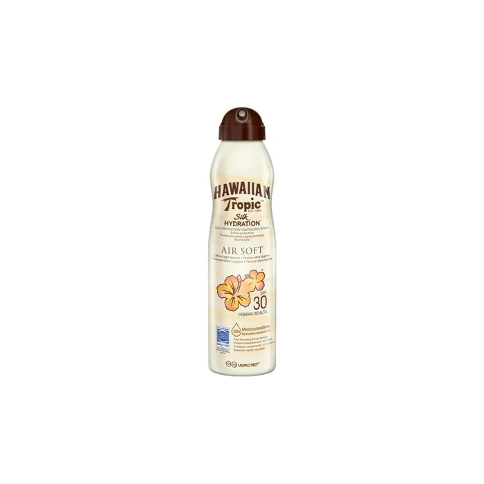 Hawaiian Tropic Silk Hydration Air Soft Sunscreen Mist Spf 30 177ml