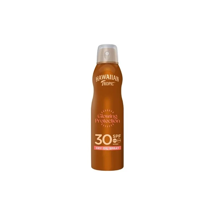 Hawaiian Tropic Glowing Protection Oil Continuous Spray Spf 30 180 Ml