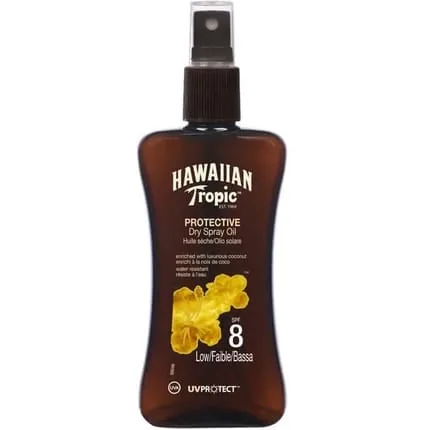 Hawaiian Tropic Protective Dry Spray Oil Spf 8 Low 200ml