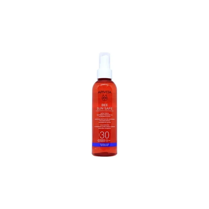 Apivita Apivita Bee Sun Safe Body Oil For Tanning & Silky Feeling Spf30 200ml