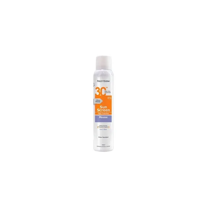 Frezyderm Frezyderm Sun Screen Mousse Spf 30 200ml