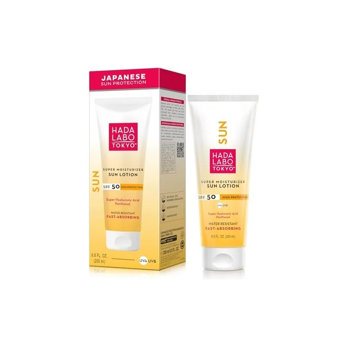 Hada Labo Tokyo Super Moisturizer Sun Lotion for Body with Super Hyaluronic