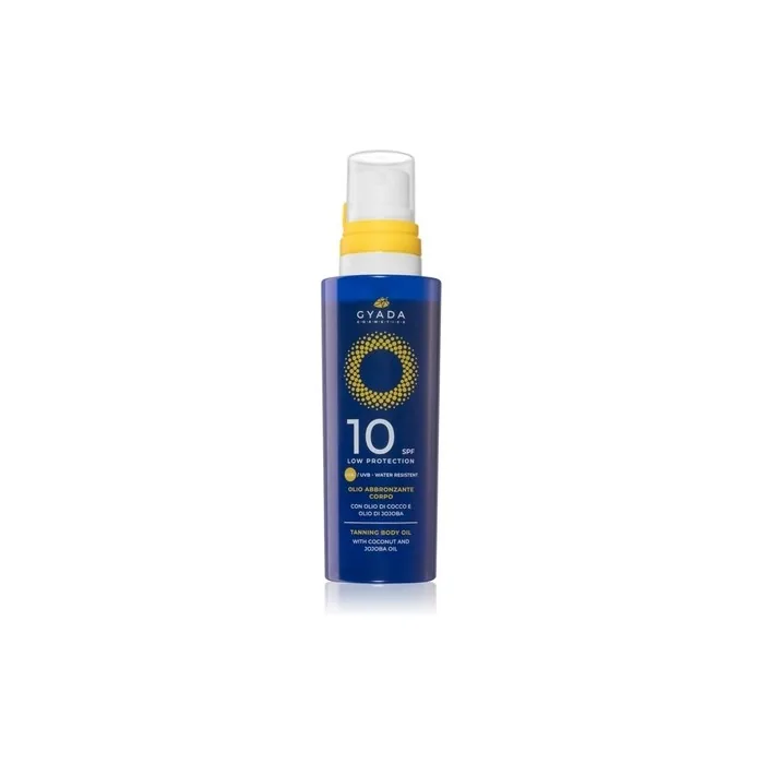 Gyada Cosmetics Solar Low Protection Oil For Body Spf 10 150 Ml