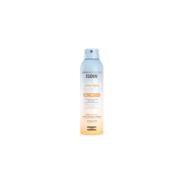 ISDIN Fotoprotector Lotion Spray LSF50 250ml - Moisturizing Protection for Normal to Dry Skin