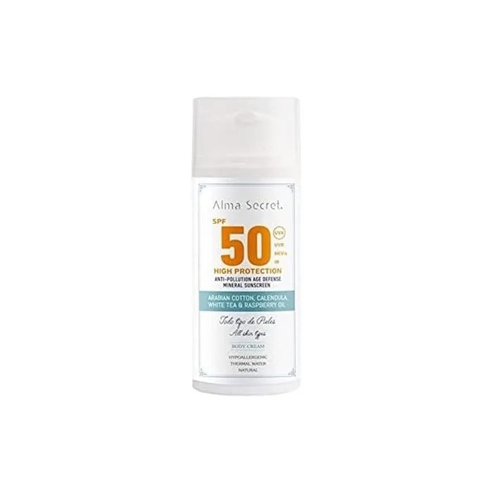 Alma Secret Body Cream with High Sun Protection SPF 50 200ml