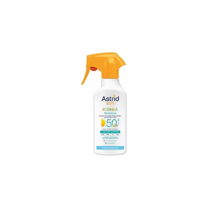 Astrid Family Sunscreen Spray Sensitive Spf 50+ 270 Ml