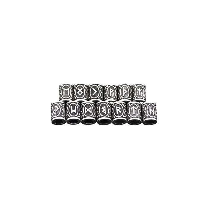 Dreamfix Vintage Silver Viking Letter DIY Bracelets 24 Pieces