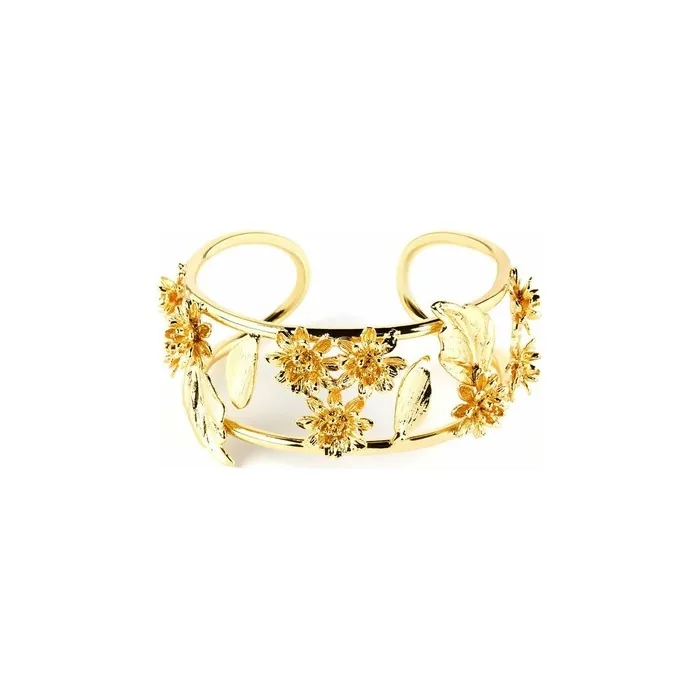 Shabama Luxor Gold Plated Brass Bangle