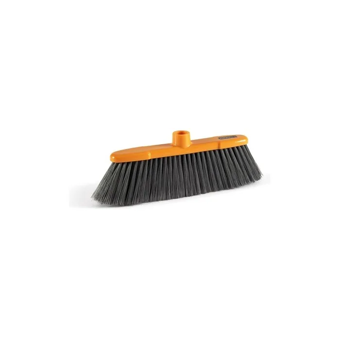Perfect Nuvoletta Indoor Plastic Broom - Pumpkin and Ice Cream 32 x 5 x 11.5