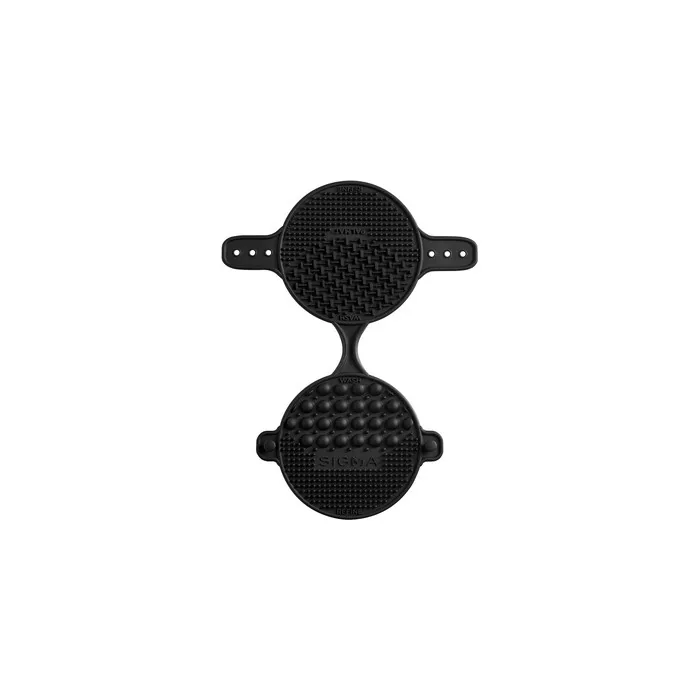 Sigma Beauty Palmat Makeup Brush Cleaner - Perfect for Travel and On the Go - Palm Sized - Black Small