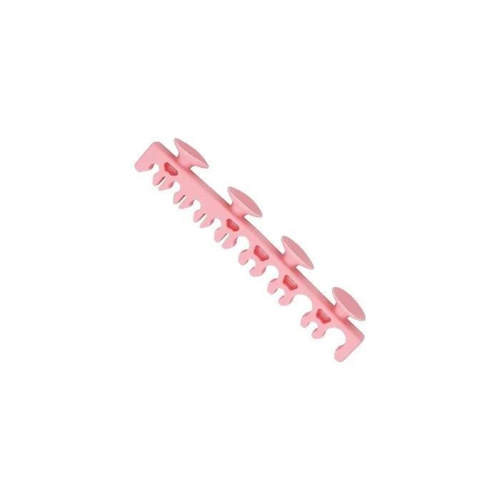 T4B MIMO Makeup Brush Drying Stand Silicone with Suction Cups for Smooth Surfaces - Practical and Durable Light Pink