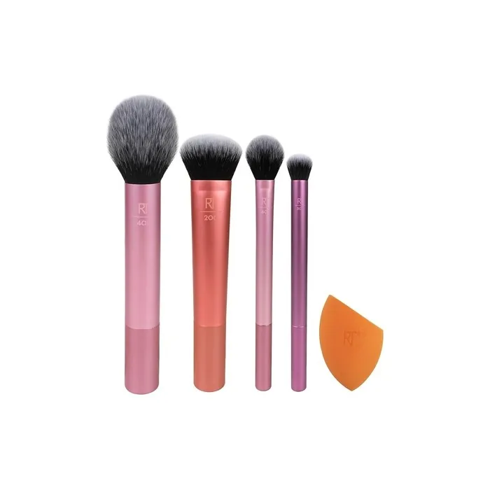Real Techniques Everyday Essentials Makeup Brush Complete Face Set