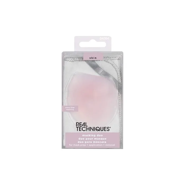 Real Techniques Mess Free Masking Applicator & Steam Cloth Duo 4064