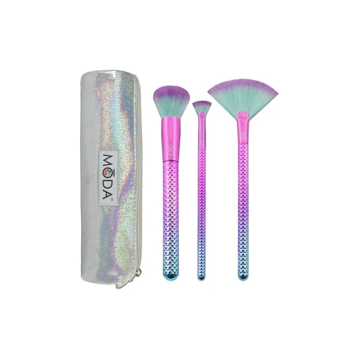 Moda Royal & Langnickel Full Size Prismatic Radiance 4pc Makeup Brush Set