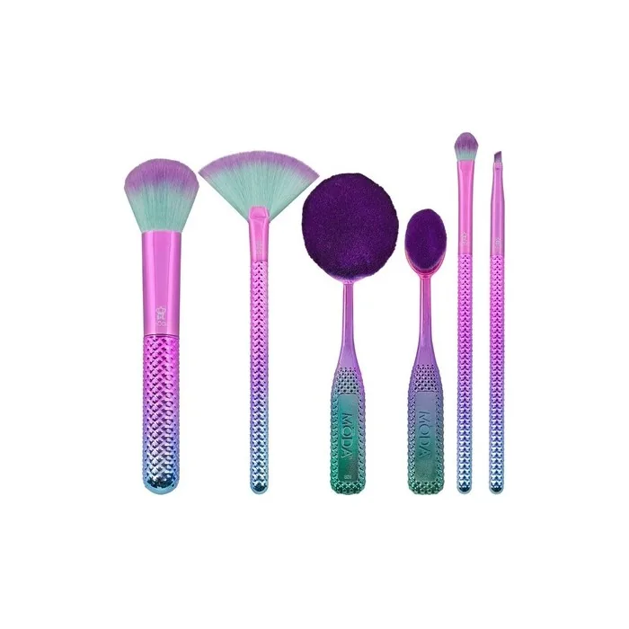 Moda Royal & Langnickel Full Size Prismatic Deluxe Gift 6pc Makeup Brush Set