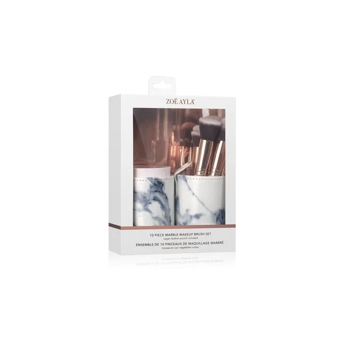 Zo Ayla 10 Pack Makeup Brush Set