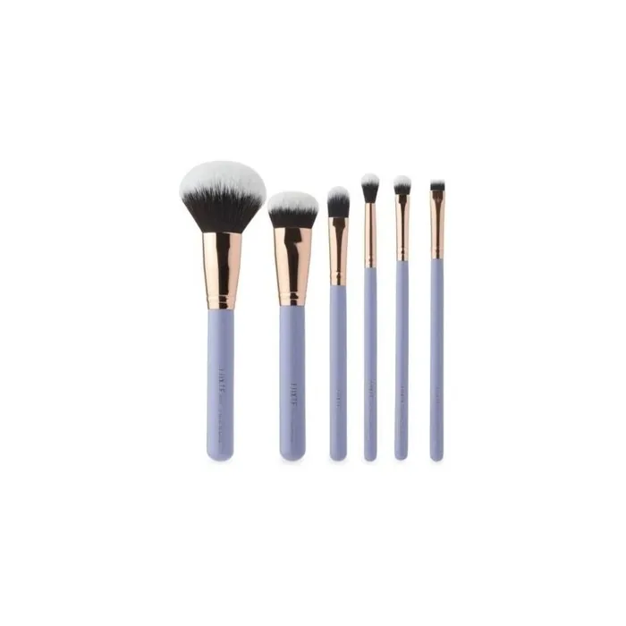 Luxie 6-Piece Inspire Face and Eye Brush Set - Purple