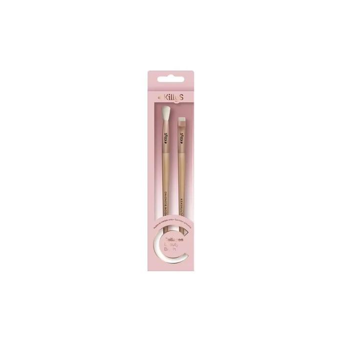 Killysset Collagen Beauty Eyeshadow Brush Set Of 2