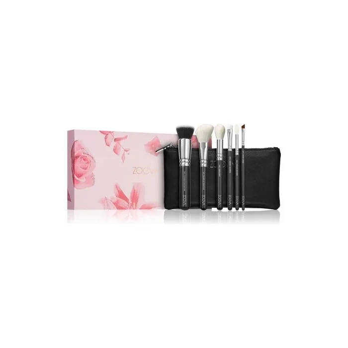 Zoeva The Essential Brush Set 6piece Makeup Brushes With Case